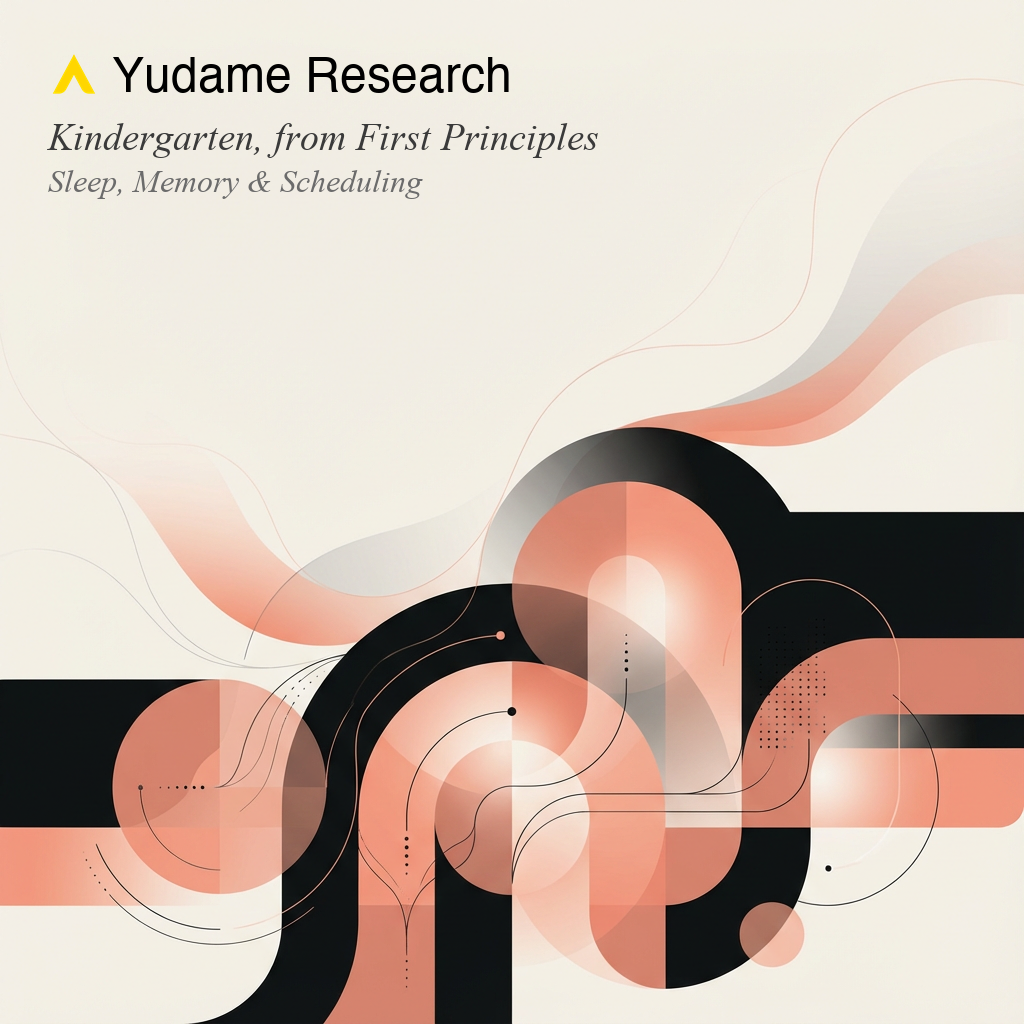 Kindergarten, from First Principles: Sleep, Memory & Scheduling
