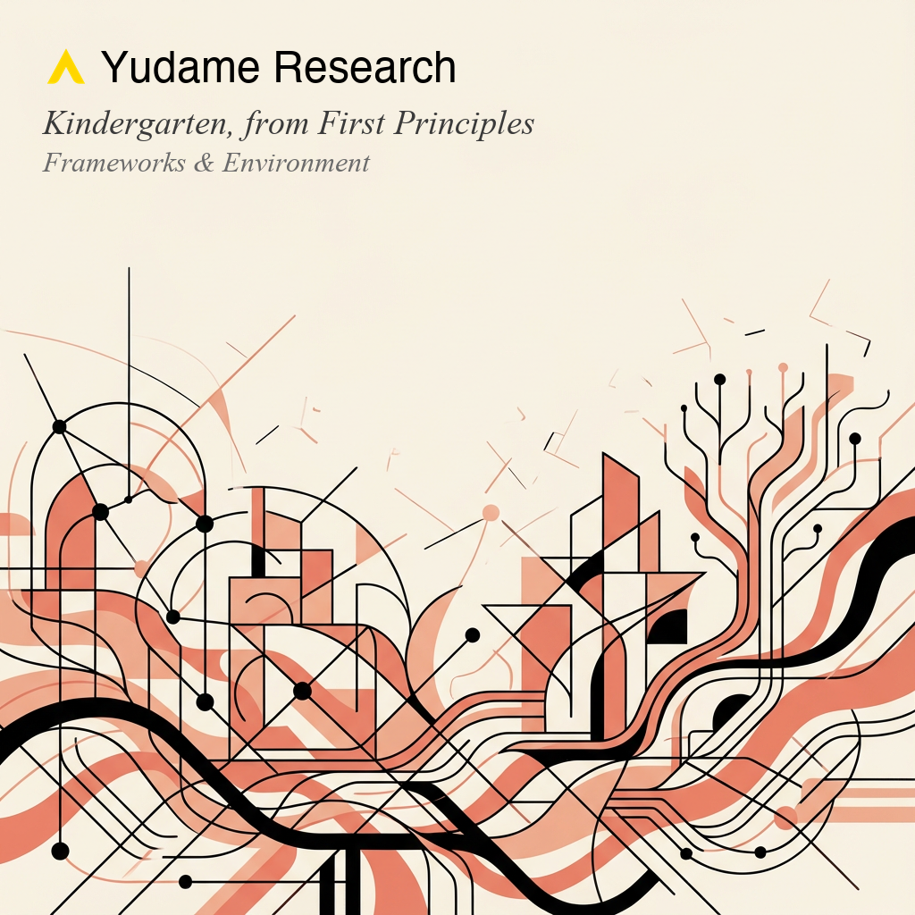 Kindergarten, from First Principles: Frameworks & Environment